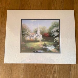 Thomas Kinkade “Hometown Chapel”Print